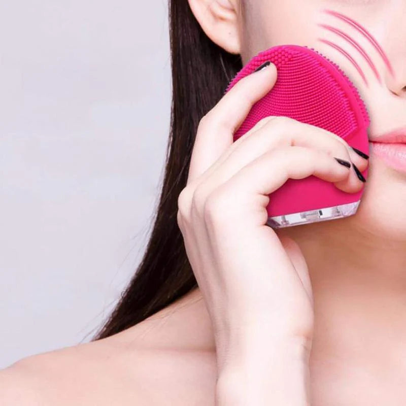 GlowySilk™ Silicone Facial Cleansing Brush