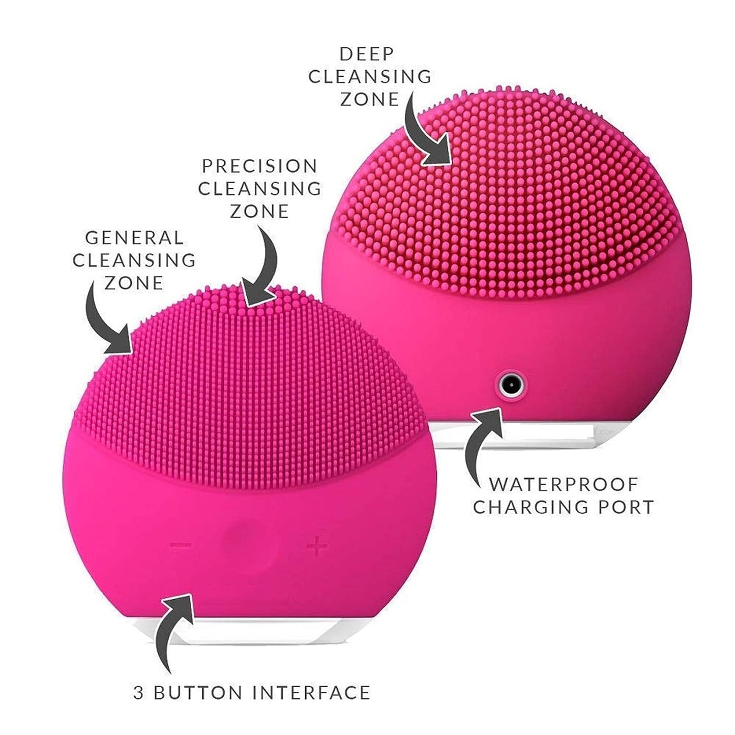 GlowySilk™ Silicone Facial Cleansing Brush